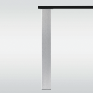 Tischbein 80 mm, quadratisch