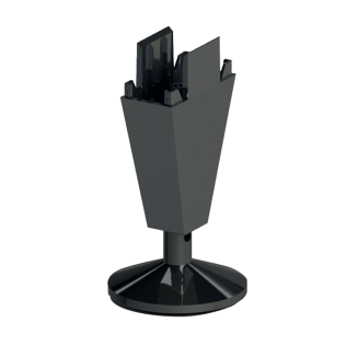 Aluminiumfuß STILIPHOS, verstellbar