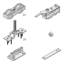 Garnitur JUNIOR 250/A für 1 Tür