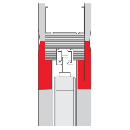 Set Anschlussprofile für Schiebetür