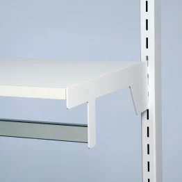 Halter für Kleiderstange und Tablar