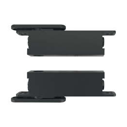 Zapfenband mit Türschließer-Effekt 75 kg, schwarz