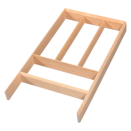 Besteckeinsatz, Eiche