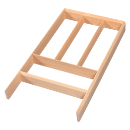 Besteckeinsatz, Eiche