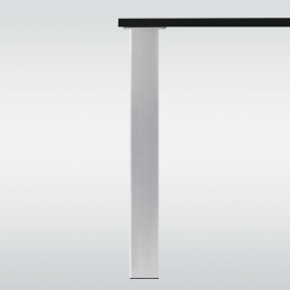 Tischbein 80 mm, quadratisch