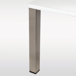 Set Tischbeine 80 mm, quadratisch