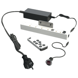 Set für Brillenpräsenter MINO, ALUMINA & TALLE 2 mit Fernbedienung