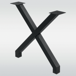 Tischgestell, X-Form