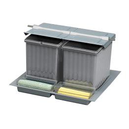 Abfallbehälter für Mülltrennung 27 L