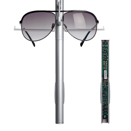 Brillenpräsenter MINO, abschließbar mit Fernbedienung