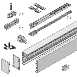 Set PORTA 40 GE für 1 Tür