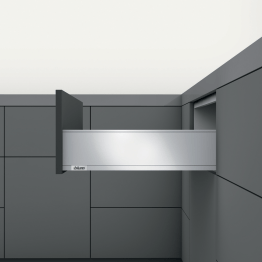 LEGRABOX TIP-ON Edelstahl matt Höhe K
