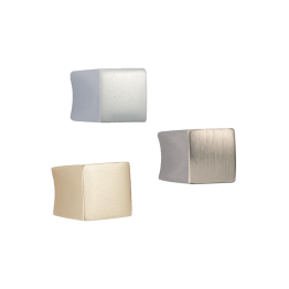 Knopf mit Einbuchtung