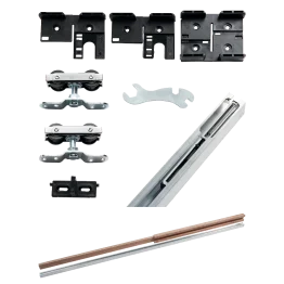 Set für Schiebetür mit 100 mm Rahmen