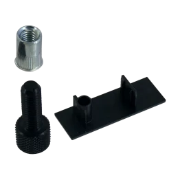 Schraubspindel und Endabdeckung