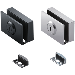 Schloss für Glastür