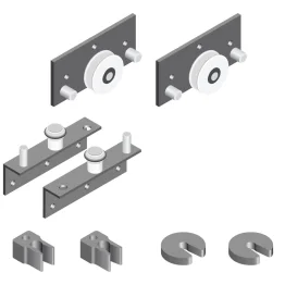 Garnitur für 1 einliegende Tür