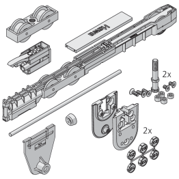 Garnitur JUNIOR 100/GP für 1 Tür