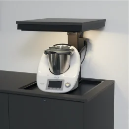 Unterschranklösung QANTO mit Hubvorrichtung, PULL-OUT, unsichtbarer Rahmen