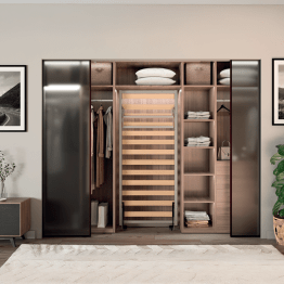 Klappbett vertikal für Schrank