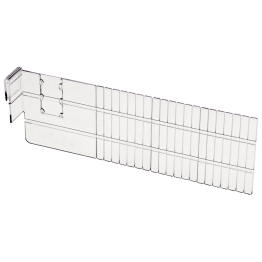 Anpassbarer Trenner mit Etikettenhalter 55 mm