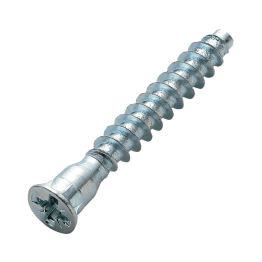 Direktbefestigungsschraube Ø 7 mm mit Fräsrippen