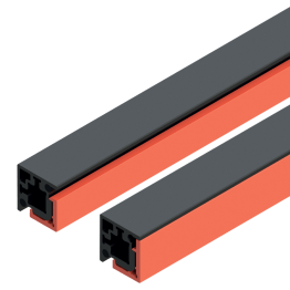 Clips-Profil für Winkel-Glasprofil