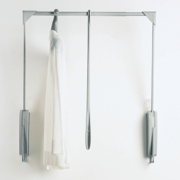 Kleiderlift, doppelt, Wandbefestigung