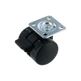 Doppelrolle Ø 33 mm mit Feststeller CASTOR
