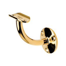 Handlaufhalter, gebogen