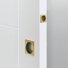 Set quadratischer Einlassgriff für Schiebetür