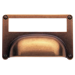 Poignée porte-étiquette