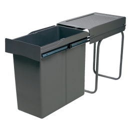Poubelle coulissante à sortie totale 40 L