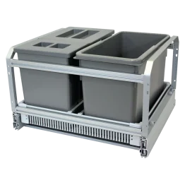 Poubelle tri sélectif pour élément de 600 mm 45 L