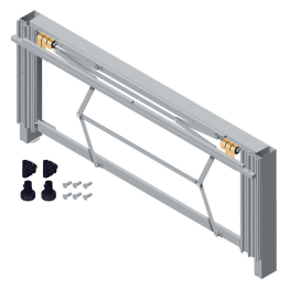 Ferrure pour crédence coulissante PS70