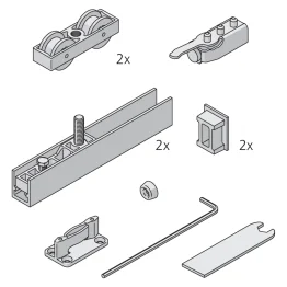 Garniture 1 porte Junior 40/B
