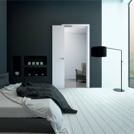 Ferrure pour porte pliante compacte 180°