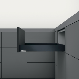 LÉGRABOX BLUMOTION / TIP-ON BLUMOTION noir carbone mat hauteur N