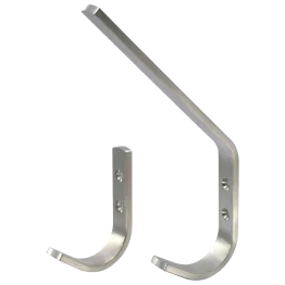 Portemanteau inox droit