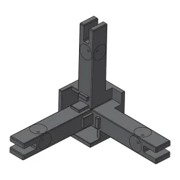 Jonction 3 voies CADRO vitrine