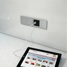 Bloc prises encastrable rectangle IP54