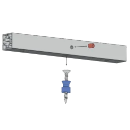 Douilles de fixation pour profil CADRO