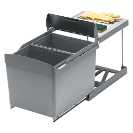 Poubelle tri sélectif sortie totale 32 L