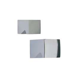 Bouton carré à encoche