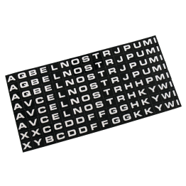 Police de 120 lettres