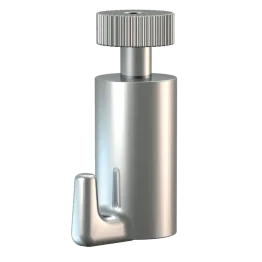 Crochet cimaise auto-bloquant 2 mm