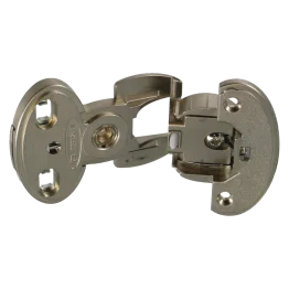 Charnière clipsable à nœud apparent pour porte encloisonnée