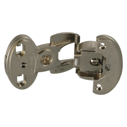 Charnière clipsable à nœud apparent pour porte encloisonnée