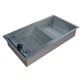 Passe-monnaie coulissant à encastrer