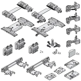 Garniture Frontino 40 pour 2 portes